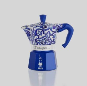 Moka Bialetti Dolce&Gabbana 3tz blu mediterranea